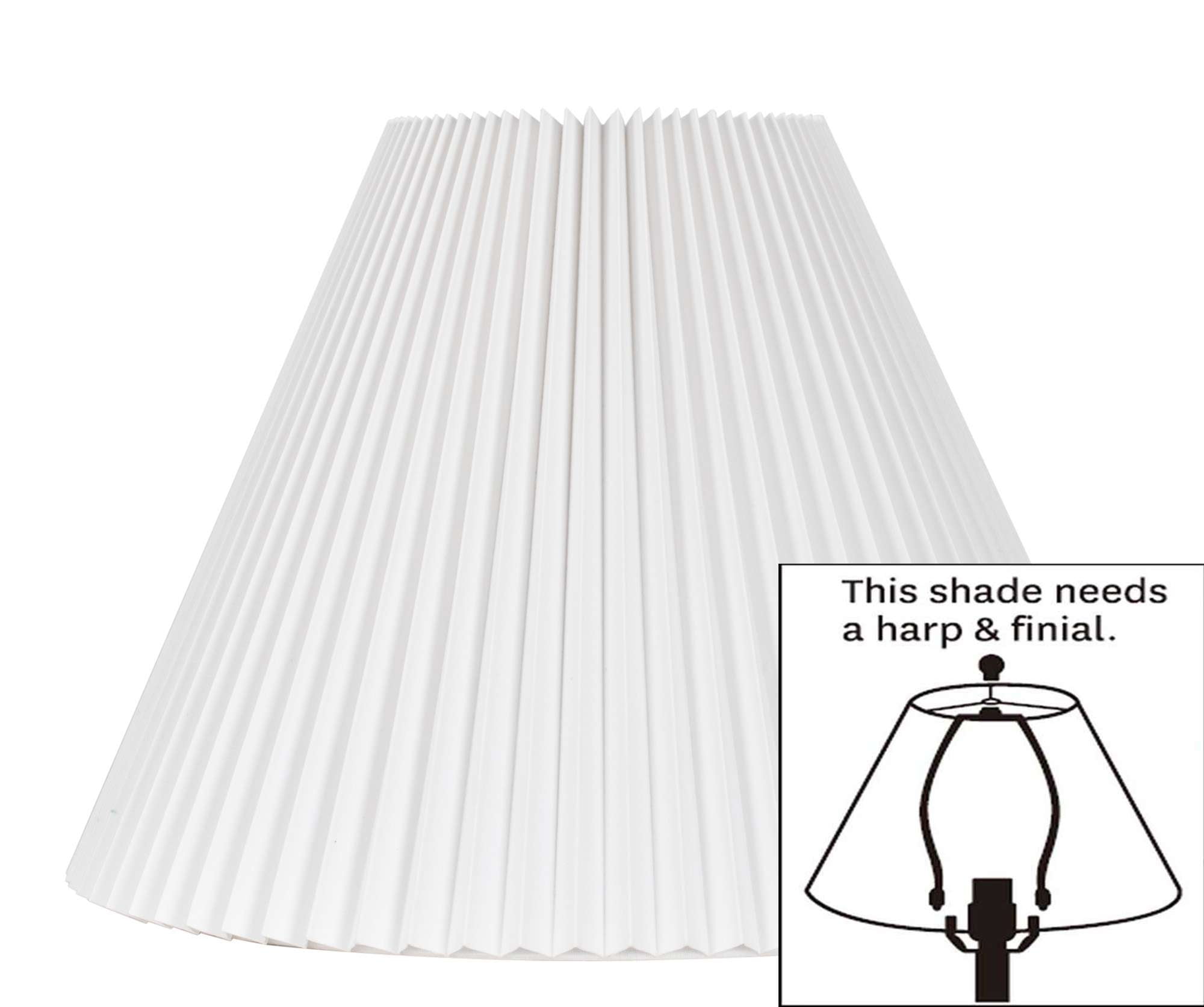 (6 pack) Better Homes & Gardens 6x15x11" White Knife Pleat Shade