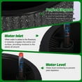 thumbnail image 5 of Ataucjin 14.2" Tall Planters Set of 2, Large Indoor/Outdoor Self-Watering Plant Pots with Drainage, Water Level Monitor, Flower Pots for Patio, Porch, Living Room, Home Office, 5 of 9