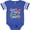 Football Blue and White, variant on Inktastic Happy Cinco de Mayo- Sombrero, Cactus, Flowers Boys or Girls Baby Bodysuit