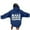 Blue, variant on Make Crowded Women's Hooded Sweatshirt Cozy Pullover with Front Pocket for Casual Streetwear Fashion