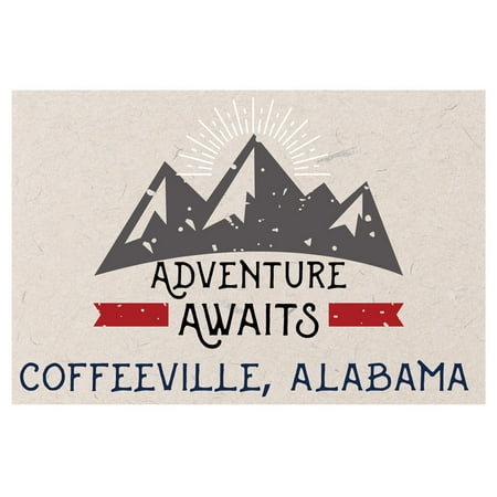 

Coffeeville Alabama Souvenir 2x3 Inch Fridge Magnet Adventure Awaits Design