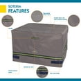 thumbnail image 4 of Duck Covers Soteria RainProof Square Fire Pit Cover - Waterproof Outdoor Furniture Cover, 40"L x 40"W x 24"H Grey, 4 of 14
