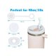 thumbnail image 5 of 6pcs/set Transparent Outdoor Cup Anti-spill Accessories Portable Cup Silicone Anti-spill Stoppers (2 Straw Lids + 2 Square Anti-spill Stoppers + 2 Rou, 5 of 5