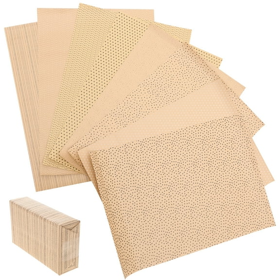 WORGEOUS 8pcs Book Wrapping Papers Birthday Gift Packaging Papers DIY Crafts Papers