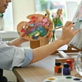 thumbnail image 6 of Uxcell 10 Compartments Paint Palette Plastic Painting Tray Deep Saver Box Detachable with Soft Cover, 6 of 6