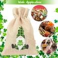 thumbnail image 5 of St. Patrick's Day Party Favor Bags St. Patrick's Day Drawstring Gift Bags Glitter Shamrock Hat Pot Linen Treat Goodie Candy Bags for Party Festival Label Wedding Irish Holiday Hanging Decor, 5 of 6