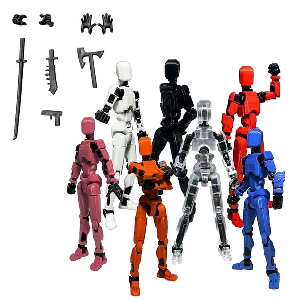Figura de acción Staron Figura de acción impresa Liquidación (M), Figura de acción Figura de acción impresa Muñeco de acción articulado móvil 13 Figuras de acción Regalos de San Valentín para él