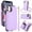 Lightpurple, variant on Wallet Case for Apple iPhone 11, with Crossbody Shoulder Strap & Hand Wrist Cards Holder Zipper Pocket Stand Feature Full Protective Shockpoof Phone Case for iPhone 11, Red