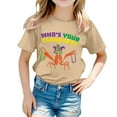 thumbnail image 1 of Chemises à Manches Longues pour Filles, Chemise à Sequins Inversée 5t, Chemise Décontractée Imprimée à Col Rond, T-Shirt à Manches Courtes, Chemise Décontractée, 1 of 5