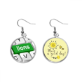 thumbnail image 1 of Teclado envolvente del león Pendiente Sol Flor Pendiente Joyas Moda Unbranded M, 1 of 3