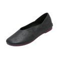 thumbnail image 2 of HTHLVMD Vintage Style Flats, Walking Shoes Women Slip On, Flat Shoes for Women Slip On Comfortable Walking Ballerina Shoes Ladies Cute Ballet Flats Pumps Low Wedge Dolly Shoes, Black 5.5, 2 of 8
