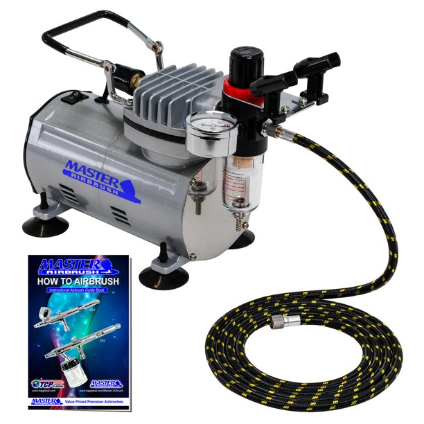quiet pro airbrush compressor wair regulator & water trap filter cake