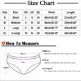 thumbnail image 2 of Bigersell Cotton Thong Underwear for Women Clearance Womens Cheeky Panties G-Strings Panty Style P-569 Nylon Brief Panties Ladies Thong Briefs Mid Waist Women's Bikini Panties Red S, 2 of 8