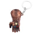thumbnail image 1 of LLavero de Los Vengadores de Marvel, guante de guantelete Infinity Thanos, llavero de movimiento para regalo, llavero de joyería qiuyongming unisex, 1 of 2