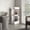White, variant on 18.3-Inch Deep Corner Bar Cabinet with 14 Cubbies for Dining Room Adds Sophistication
