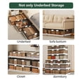 thumbnail image 4 of Under Bed Storage  Boxes Storage Containers with Lids Stackable Closet Organizers and Storage  Door (2 Pack), 4 of 6