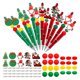 thumbnail image 1 of Bolígrafos con Cuentas para Navidad, Bolígrafos con Cuentas con 12 Espaciadores de Silicona con Forma de Papá para Material de Oficina Escolar para Navidad, 1 of 6