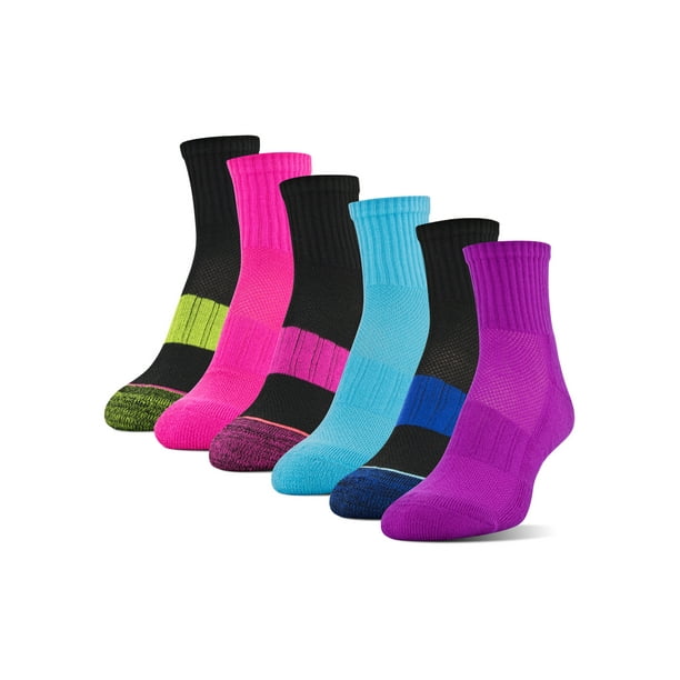 Athletic Works Women's Midcushion Ankle Socks, 6 Pairs - Walmart.com