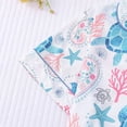 thumbnail image 5 of Women's Shorts Suits 2 Piece Summer Beach Hawaiian Printed Short Sleeve Button Down Sets Comfy Casual Vacation Loose Fit Loungewear, 5 of 7