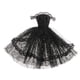 thumbnail image 2 of Vestido de Encaje CUTICAT para Muñecas de 11.5 Pulgadas 1/6 Negro y Rojo, 2 of 8