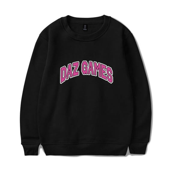 Daz Games Logo Crewneck Sweatshirt Unisex Long Sleeve Pullover Clothes