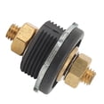 thumbnail image 1 of Thru Panel Battery Terminal Connector, 3/8in Battery Charger Post  For Car RV Boat Yacht Black Negative, 1 of 8