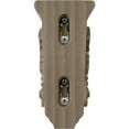 thumbnail image 4 of Ekena Millwork 3 1/2"W x 4"D x 7"H Small Grape Corbel, Walnut, 4 of 4