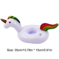 thumbnail image 1 of Mini Pool Drink Floats Inflatable Drink Holder Drink Floaties Floating Cup For Summer Swimming Pool Party Baby Shower Accessory Style E, 1 of 6