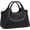 Black, variant on Women's Genuine Leather Satchel Bag, Large Capacity Work Tote Handbag, Light Brown, 1pc