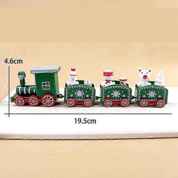 Plastic Train 2023 Decorations For Home Xmas Navidad Noel Gifts Ornament New Year 2023