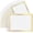 Gold Foil Border, variant on 100 Sheet Foil Border Certificate Paper 8.5 x 11 Inch for Printing Blank Customizable Award Certificates Paper for Graduation Diploma Business Achievement Recognition(Blue Foil Border)