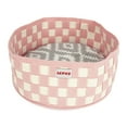thumbnail image 1 of SUSSEXHOME Pets 15.75 x 15.75 x 6.7 Inches Round High Wall Cozy Cat Bed with Pillow for Cats and Small Dogs - Decorative Non-Slip Bolster Inner Cushion Calming Bed - Pink, 1 of 8