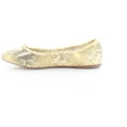 thumbnail image 2 of Sam Edelman Felicia Gold Slip On Rounded Closed Toe Flexible Ballet Flat (Gold, 10), 2 of 7