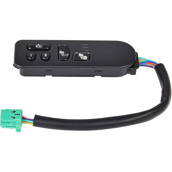 Seat Heater Switch Driver Side Compatible with 2003-2007 Chevy Silverado 1500 2500 3500 GMC Sierra 1500 2500 3500 Replaces 15116863 15169669 15179137 901-200