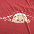 thumbnail image 4 of Maternity Christmas Baby Peeking Elf Funny T shirt Announcement Pregnancy Bump, 4 of 9