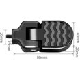 thumbnail image 2 of Pedales traseros XCF 1 par para bicicleta de montaña Reposapiés plegables accesorios, 2 of 4