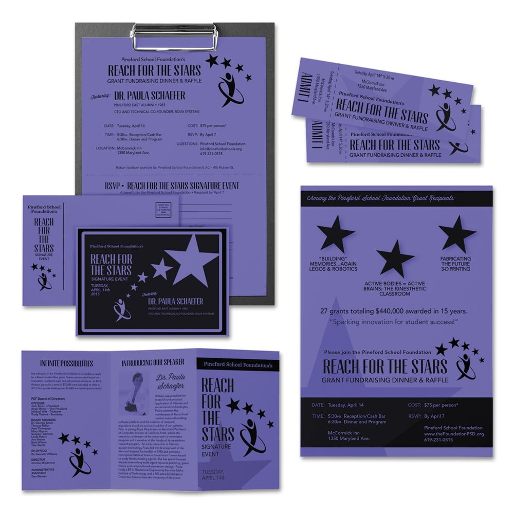 Astrobrights, WAU22091, Colored Cardstock, 250 / Pack, Venus Violet