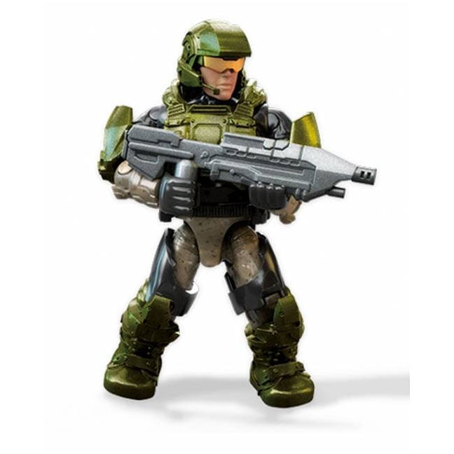Mega Construx Halo Infinite Series 1 Green Marine w/ Assault Rifle NEW in Bag 