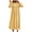 Yellow, variant on Sleep Clothes for Women Women's Winter Casual Thick Warm Flannel Long Loose Nightdress Yellow L