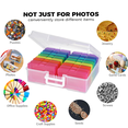 thumbnail image 6 of 4" x 6" Photo Organizers and Photo Storage Box with Handle, 16 Inner Photo Cases, Portable Picture Organizers & Photo Storage Containers, 6 of 6