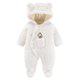 thumbnail image 2 of Bebé Oso De Dibujos Animados Canastilla Onesies Niñas Niños Ropa De Abrigo De Invierno Orejas De Animales Mamelucos En General Mono Con Capucha Odeerbi LM103-3221, 2 of 4