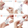 thumbnail image 3 of Vordrassil MC2 Contact Lens Case with Manual Contact Lens Cleaner Machine, Portable Contact Box with Mirror Tweezers Remover Tool Solution Bottle for Daily Outdoor Travel. (Gold), 3 of 8