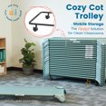 thumbnail image 3 of ECR4Kids Cozy Cot Trolley, Grey, 3 of 7