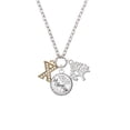 thumbnail image 2 of Delight Jewelry Goldtone Crystal Initial - X - Let Things Go Fall Zoey Charm Necklace, 28", 2 of 4