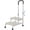 White, variant on SAFH 2 Step Stool with Handle - Adjustable Height, Non-Slip Pedals & Glow Strips for Elderly, Seniors, Bath, Kitchen