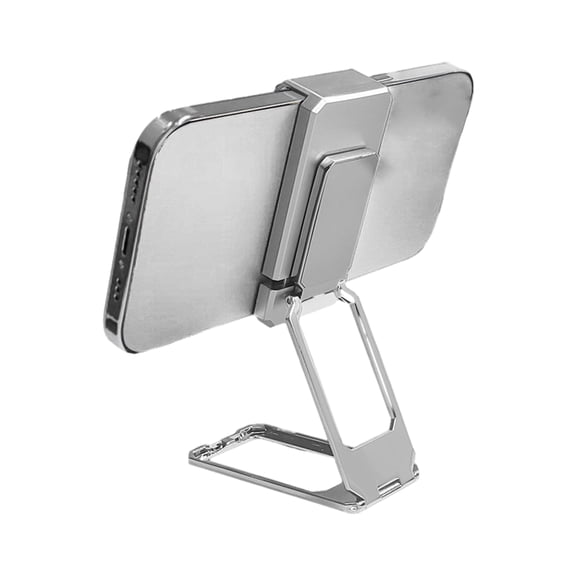 Seitruly Soporte para teléfono de escritorio de fácil instalación con rotación de 360 grados y soporte ajustable confiable Teléfono y Comunicación plata