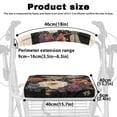 thumbnail image 3 of COEQNE Dragonfly Flowers Rollator Seat and Back Rest Covers Soft Seat Cushion for Rollator Walker Washable Dust Cover Set for Rollator Walker Seat Set 2 Pack Accessories, 3 of 7
