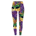 thumbnail image 3 of Womens Casual Carnival Colorful Feather Printing Tight Lifting Leggings Pants Ruched Leggings Nylon Leggings Leggings with Pockets And Lace Cute plus Size Clothes Winter Leggings plus Size Sunflower, 3 of 3