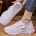 thumbnail image 4 of CHICVOMEY Women's Sneakers with Adjustable Walking Sneakers for Women - Breathable Flyknit Sneakers with Wide Toe Box & Arch Support - Lightweight Casual Flats for Daily Travel, 4 of 9