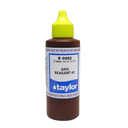 Taylor Technologies R-0002-C No.2 Reagent DPD Liquid for Swimming Pool, 2-Ounce - Pack of 3